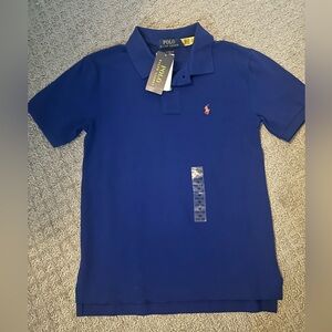 Ralph Lauren Kids Royal Blue Polo Shirt M